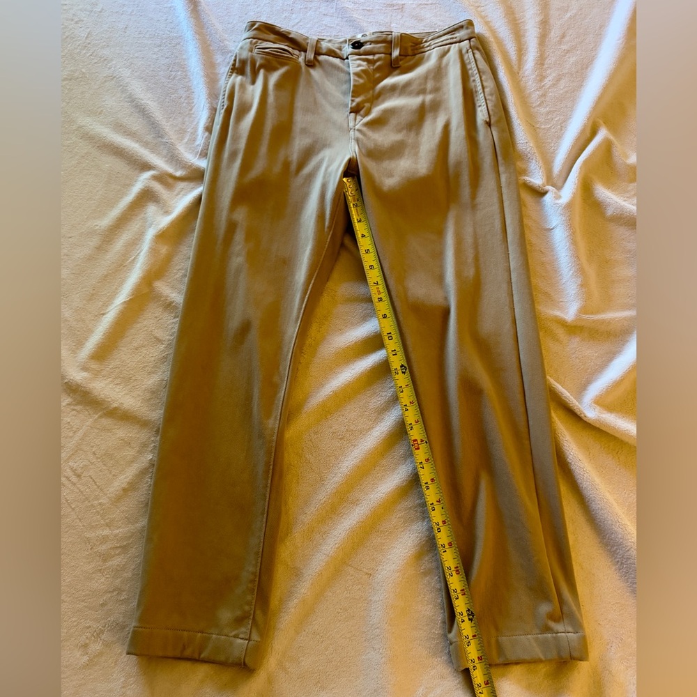 HIROSHI KATO The Axe Denit - Sand Beige - Chino Pants 30 X 26 - Hardly Worn